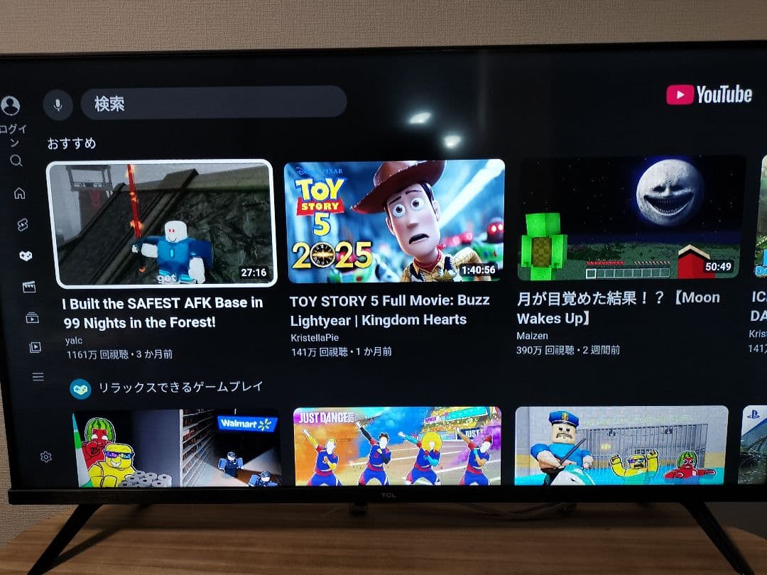 TCL 液晶テレビ 40S5200B 2022年製／40V型