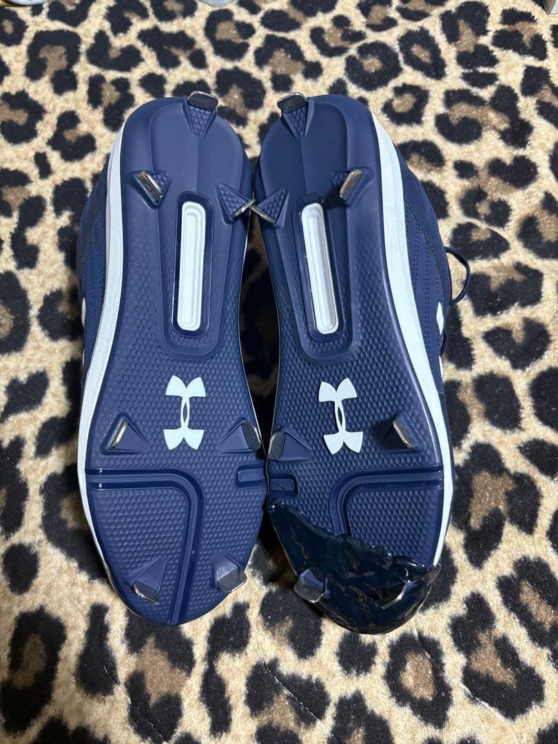 【レア物】【廃盤】アンダーアーマー スパイク　野球　28.0