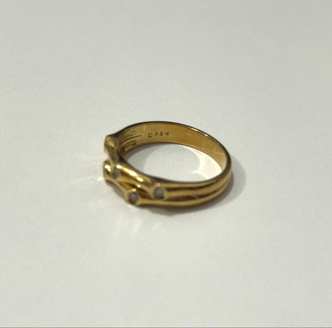 k18メレダイヤ12号リング♪