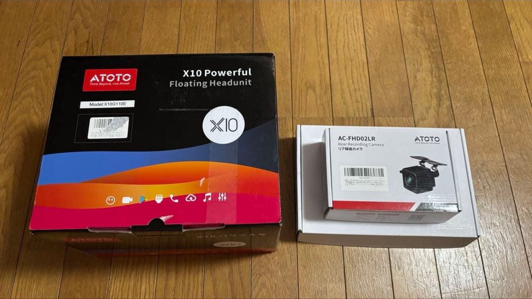 ATOTO X10G110E Androidナビ　カープレイ　フローティングナビ