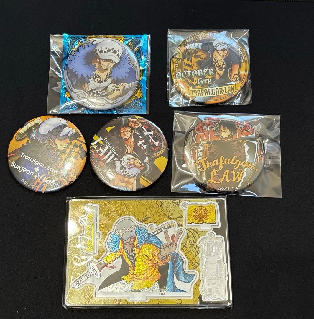 ONE PIECE ワンピース　トラファルガー•ロー　輩缶バッジ　まとめ売り