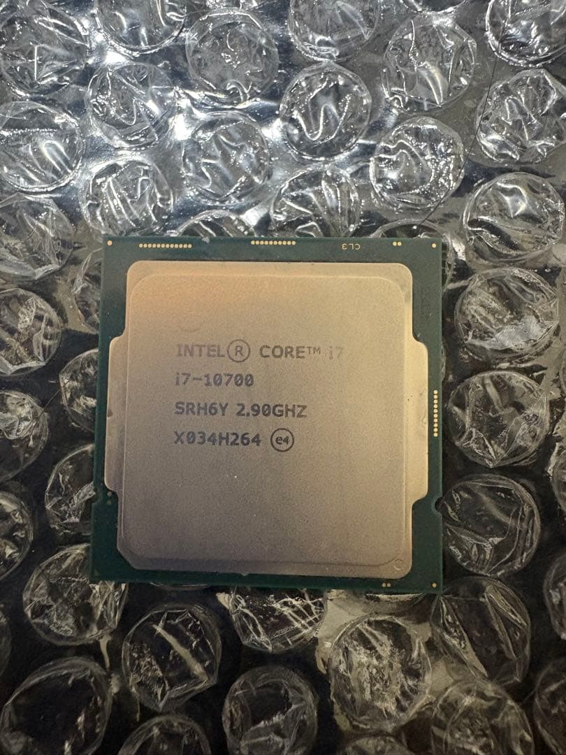 Intel Core i7-10700 2.90GHz 動作確認済み