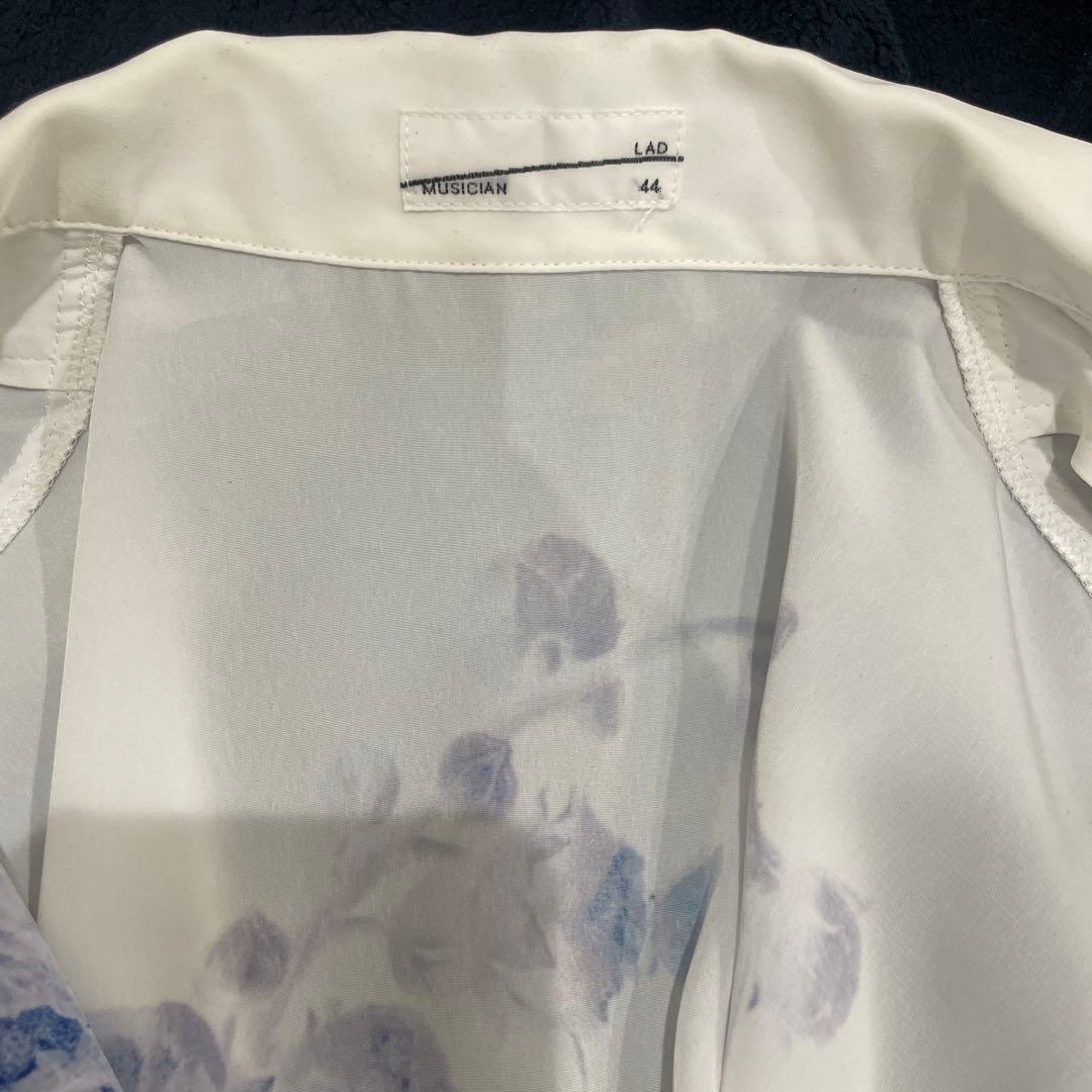 [即購入可]LAD MUSICIAN デシンフラワーパジャマシャツ 44