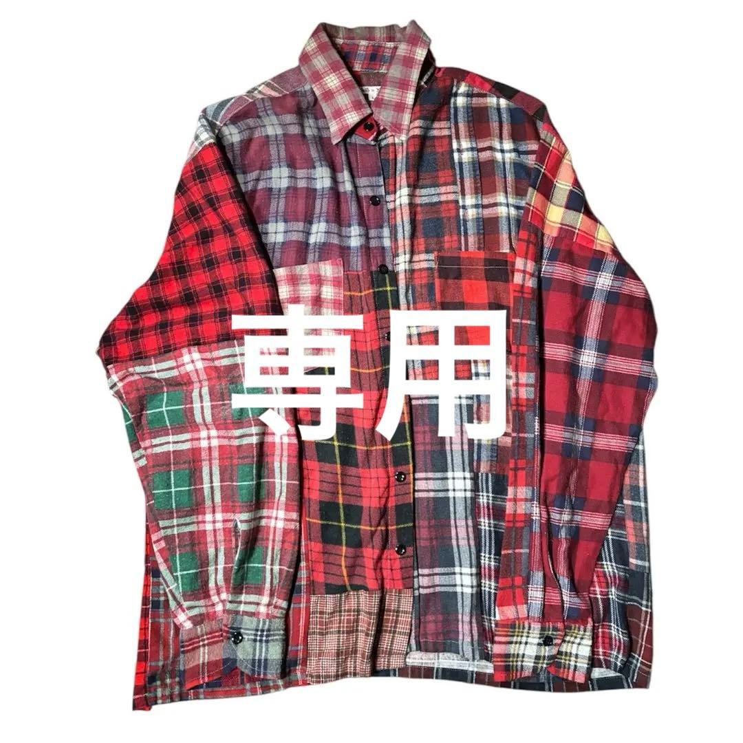 専用Needles チェックシャツ 赤