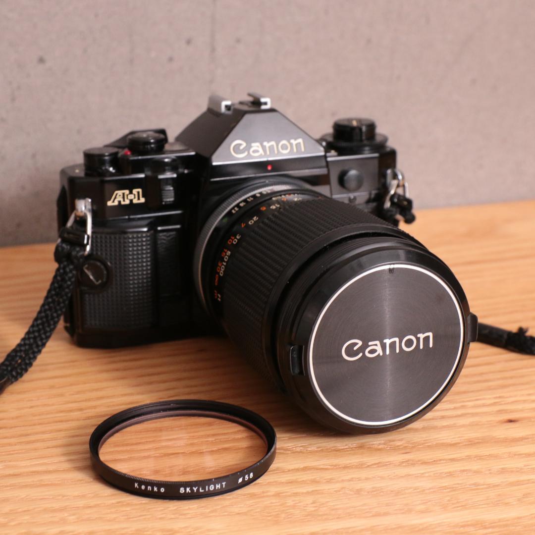 Canon A-1 一眼レフカメラ FD135mm f/2.5 SKYLIGHT