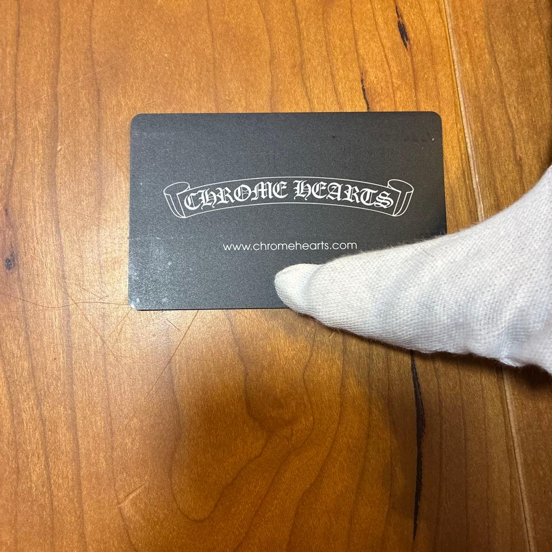 クロムハーツ REC F ZIP ブラック　レザー プレーン 長財布