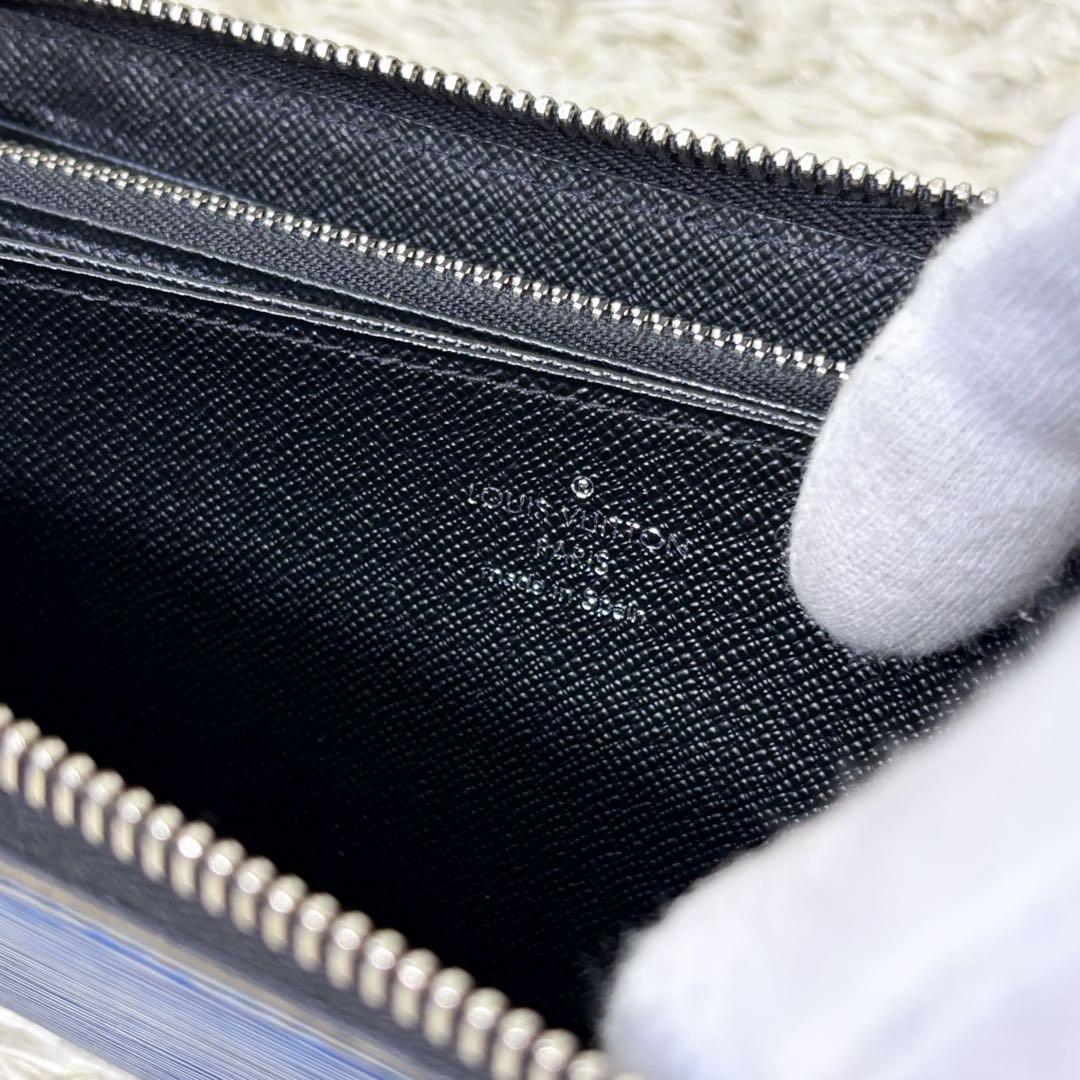 【美品】ルイヴィトン ジッピーウォレット エピ デニム M61862 長財布