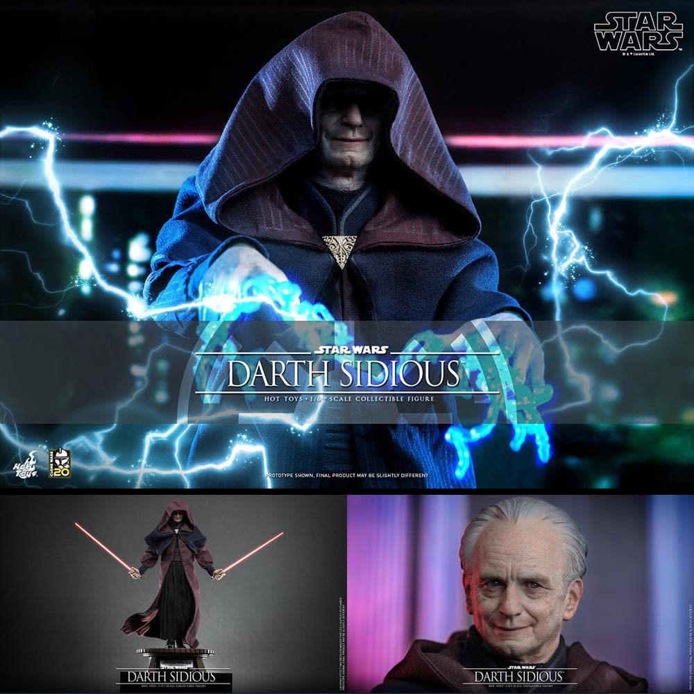 クローン・ウォーズ【ダース・シディアス】1/6フィギュア　ホットトイズ