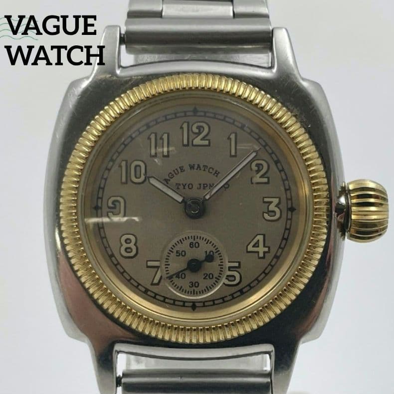VAGUE WATCH CO. COUSSIN クォーツ スモセコ レトロ