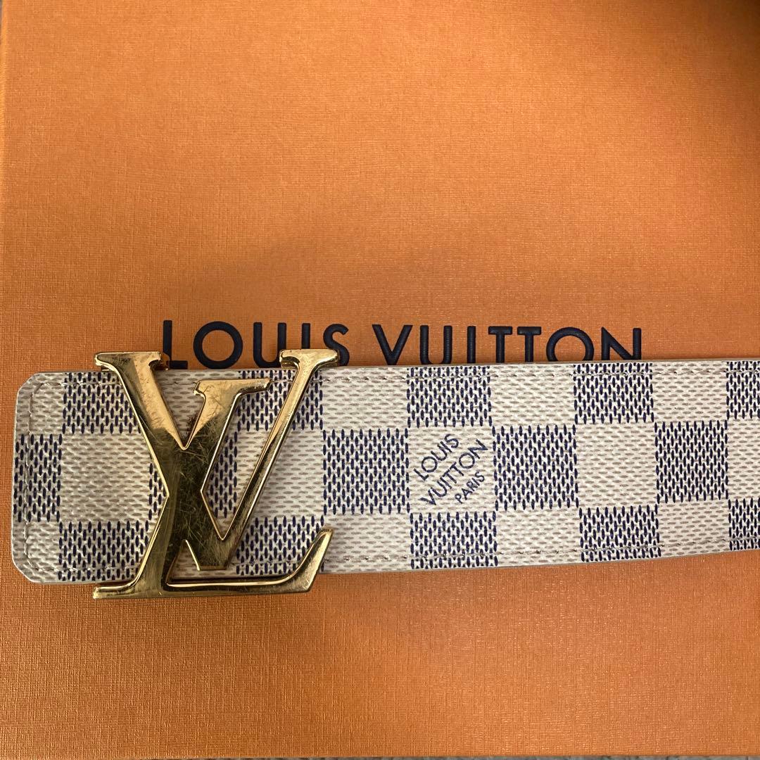 ☆美品☆ ルイ ヴィトン サンチュール イニシャル ダミエ アズール ベルト
