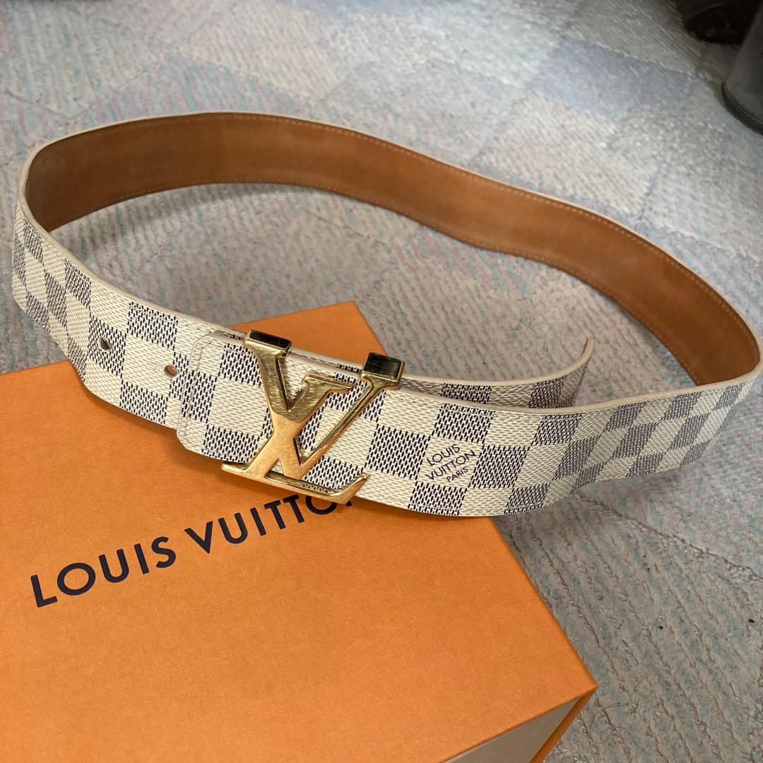 ☆美品☆ ルイ ヴィトン サンチュール イニシャル ダミエ アズール ベルト