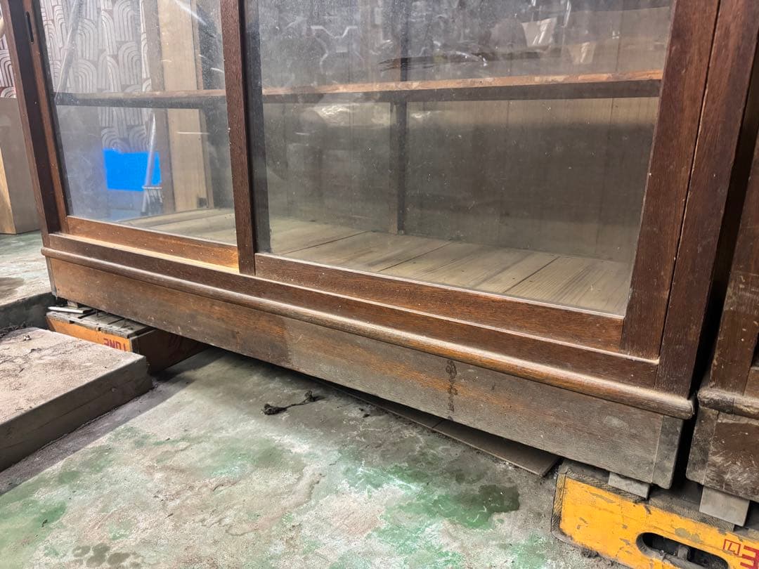 昭和レトロ 商品棚 ショーケース 引き取り限定（左側）