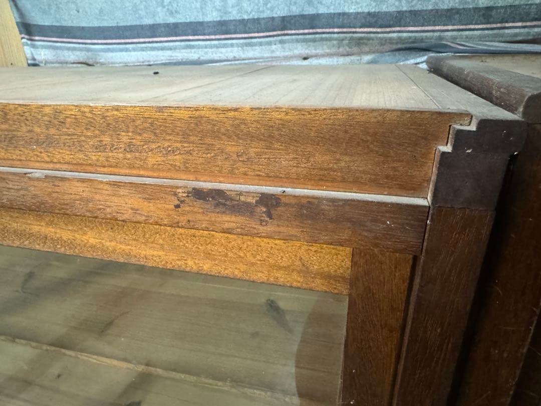 昭和レトロ 商品棚 ショーケース 引き取り限定（左側）