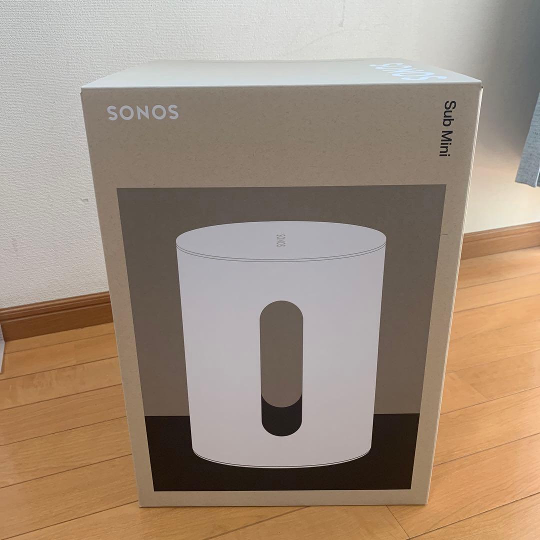 【新品、未使用】　Sonos sub mini ソノス　サブウーファー