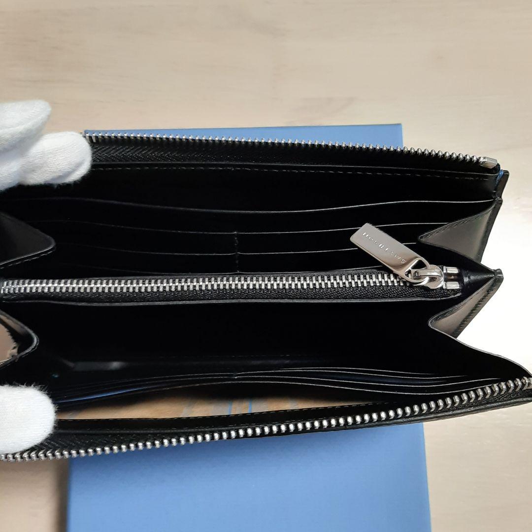 【新品未使用】 SMYTHSON スマイソン 長財布 黒 牛革 レザー 本革