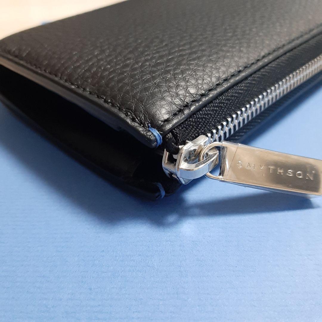【新品未使用】 SMYTHSON スマイソン 長財布 黒 牛革 レザー 本革