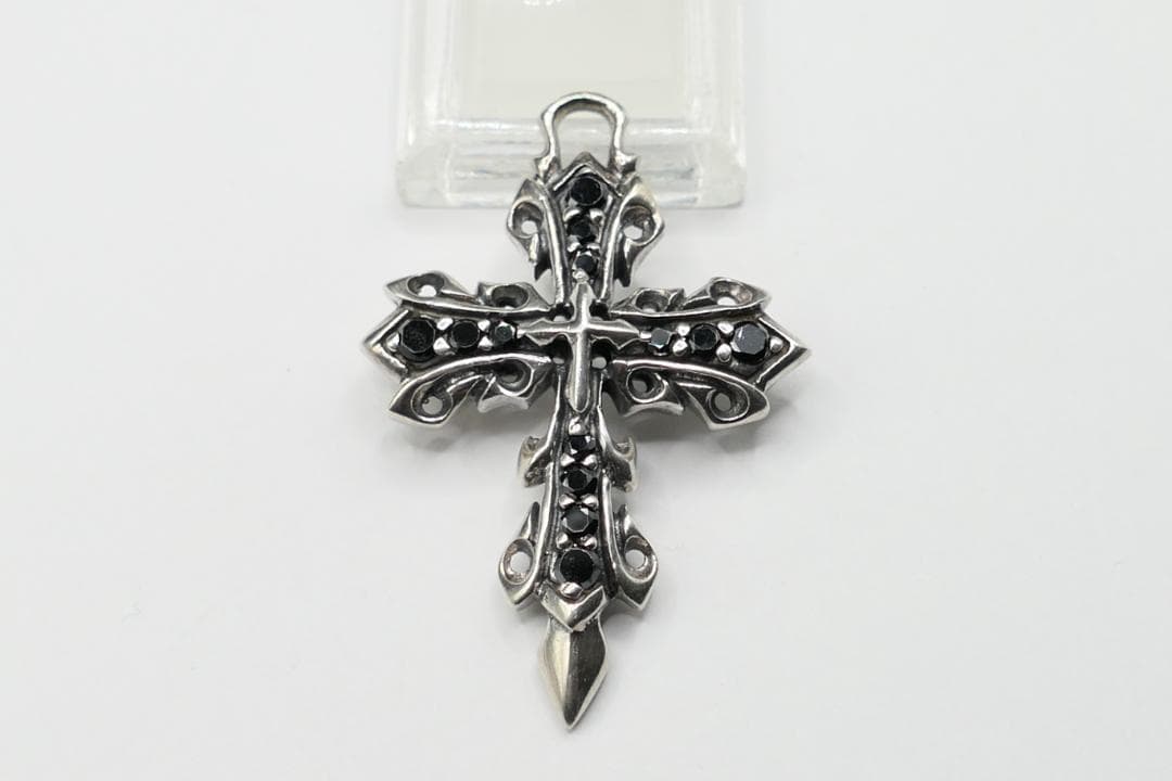 美品　the slayer　スレイヤー　メルキー　クロス　ネックレス　ブラック