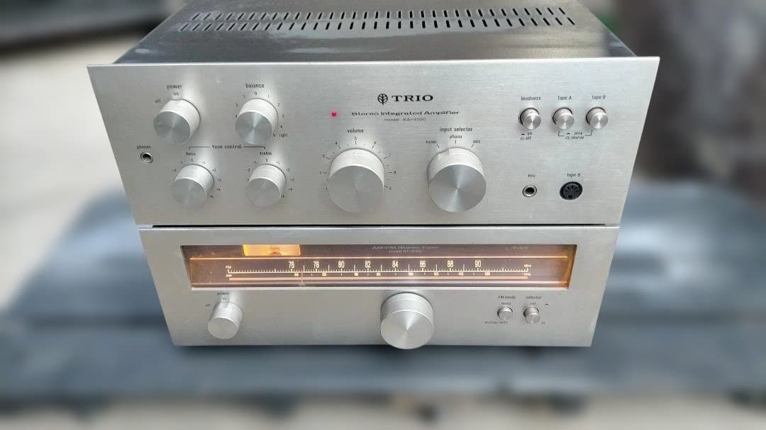 TRIO アンプ AM/FMラジオ受信機能付き