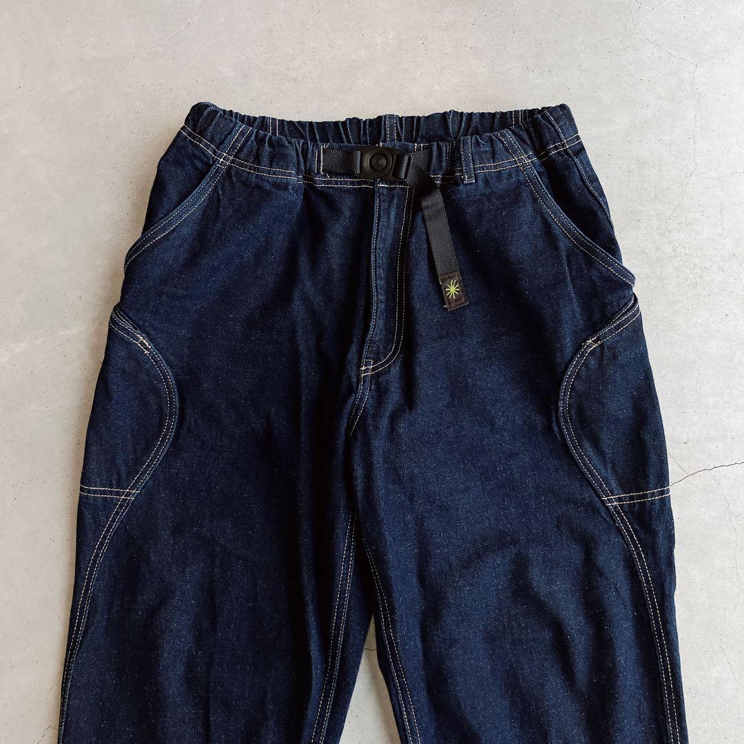 極美品 GO HEMP HIGH EXPLORER パンツ 濃藍 Ｓ　インディゴ