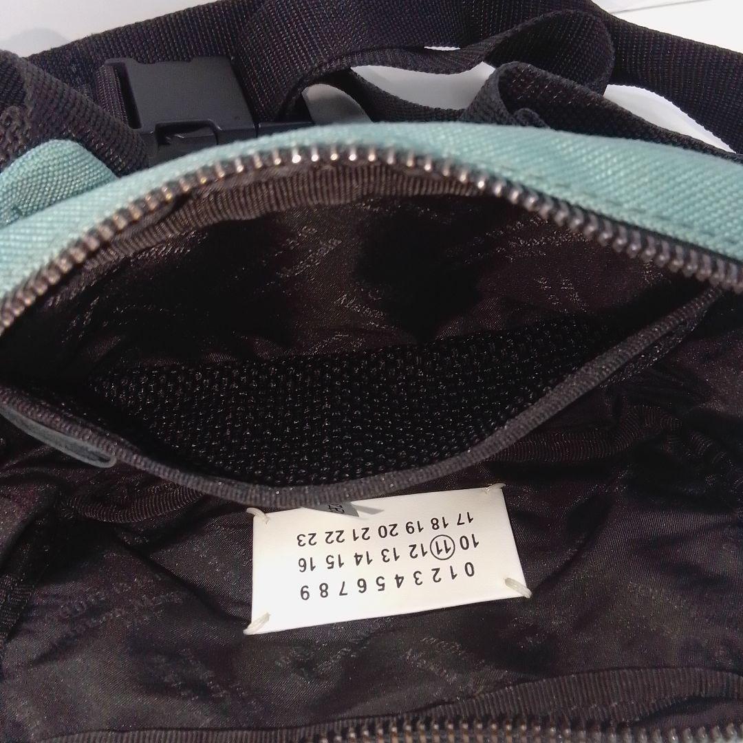 KM065 メゾンマルジェラ 極美品 4ステッチ ウエストポーチ ウエストバッグ