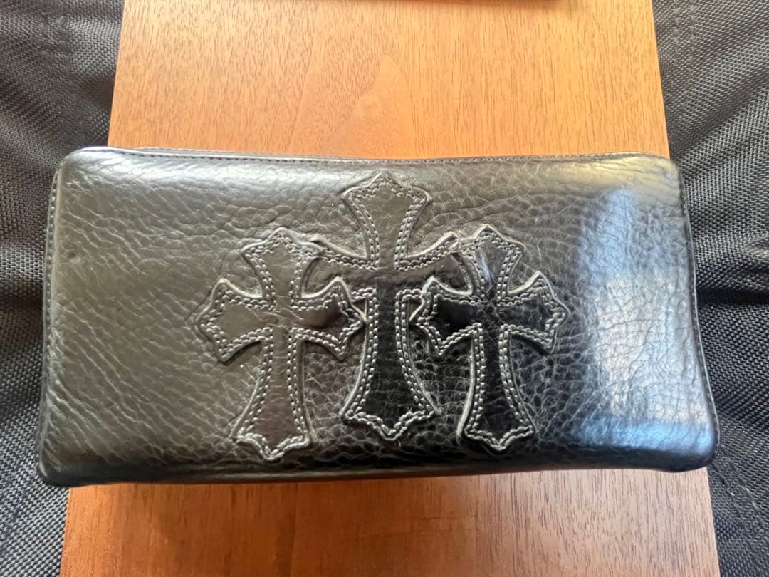 クロムハーツ RECジップ 3PTCHセメタリークロス ウォレット