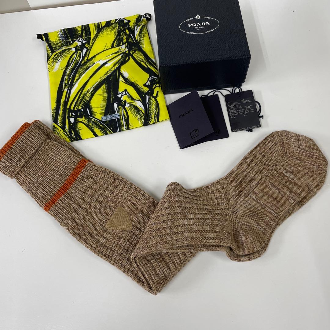 【新品未使用品】PRADA リブソックス