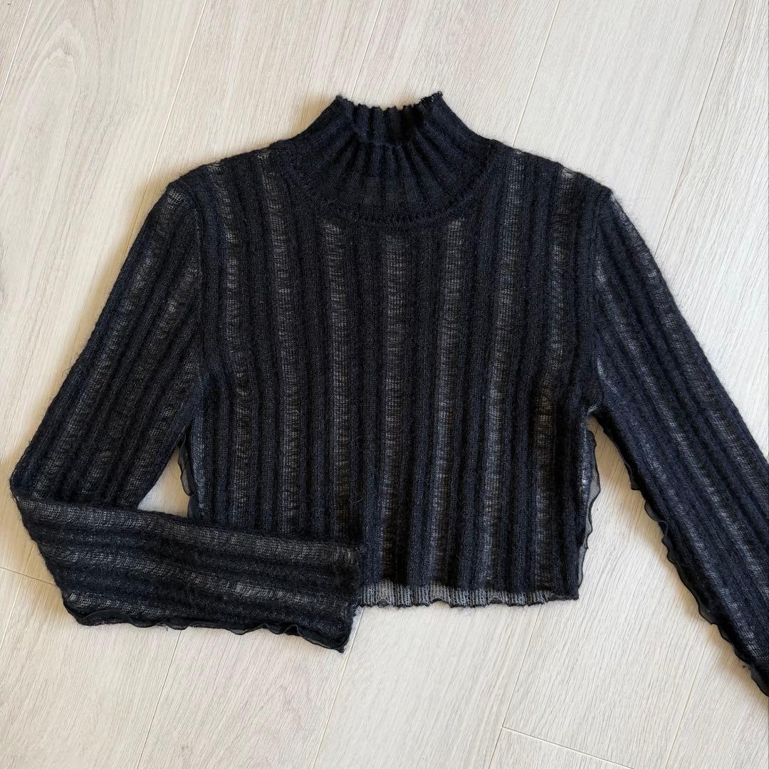 FENDI ニット フリル ブラック