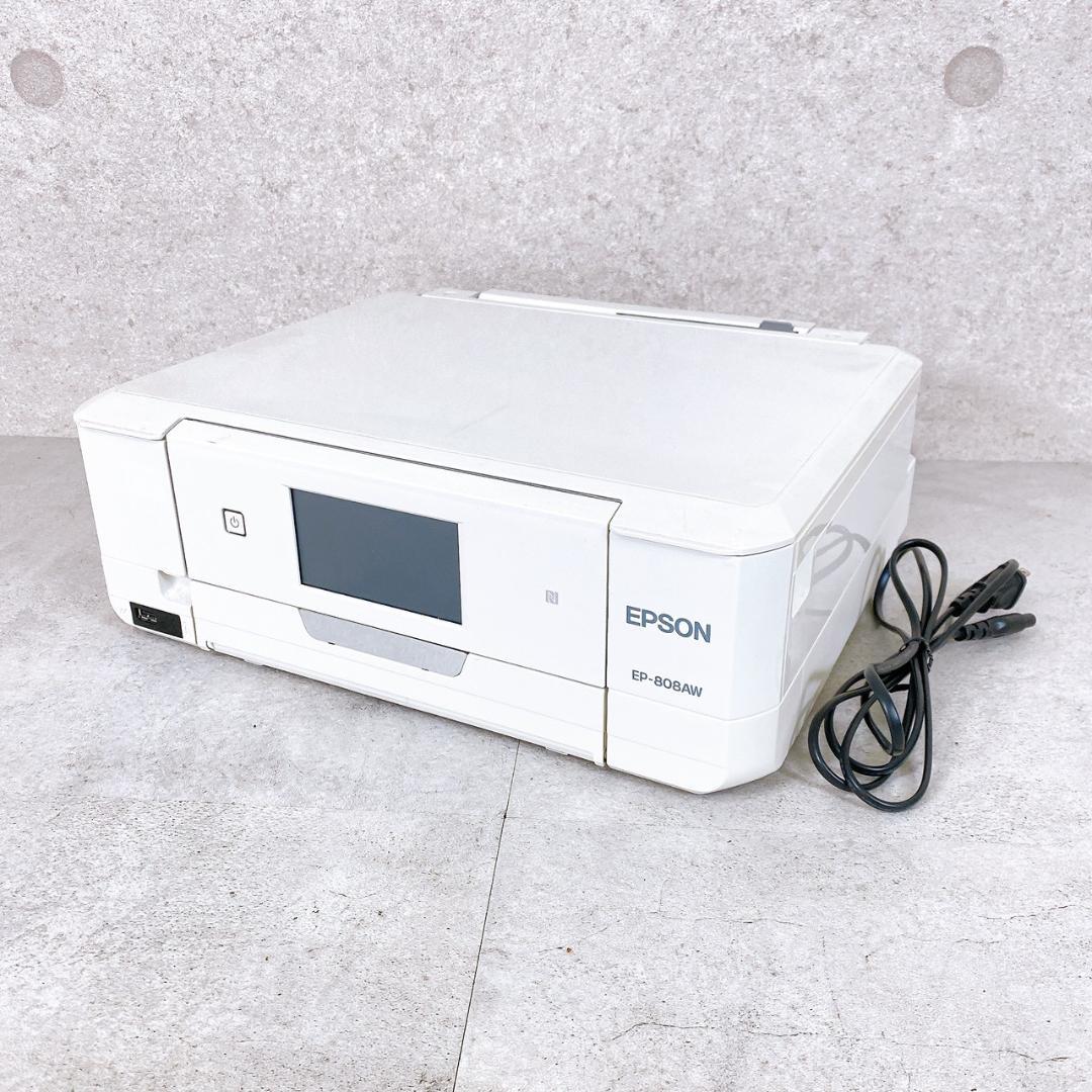【現状品】EPSON インクジェットプリンター EP-808AW