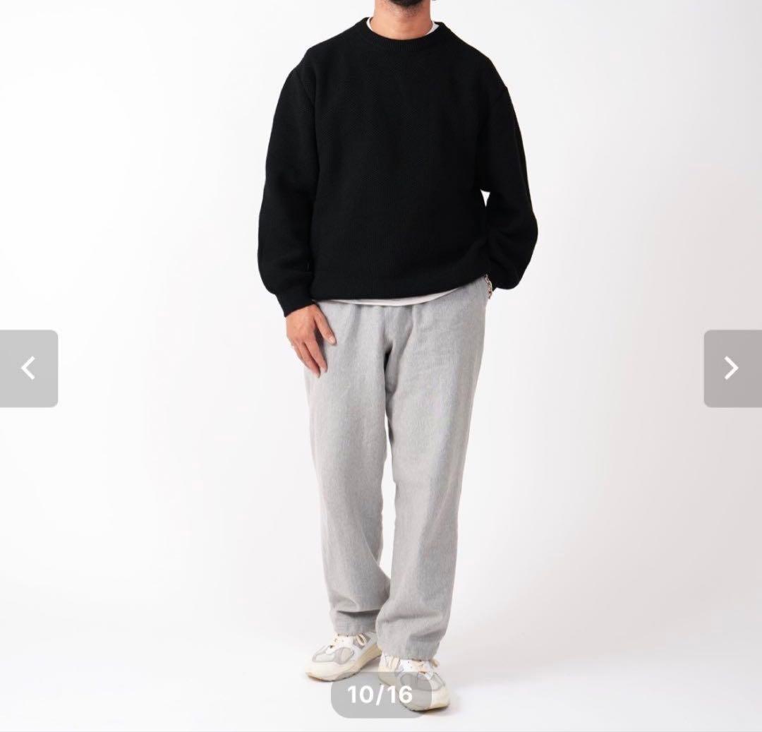 トップス OVY CASHMERE SEED STITCH CREW NECK KNIT