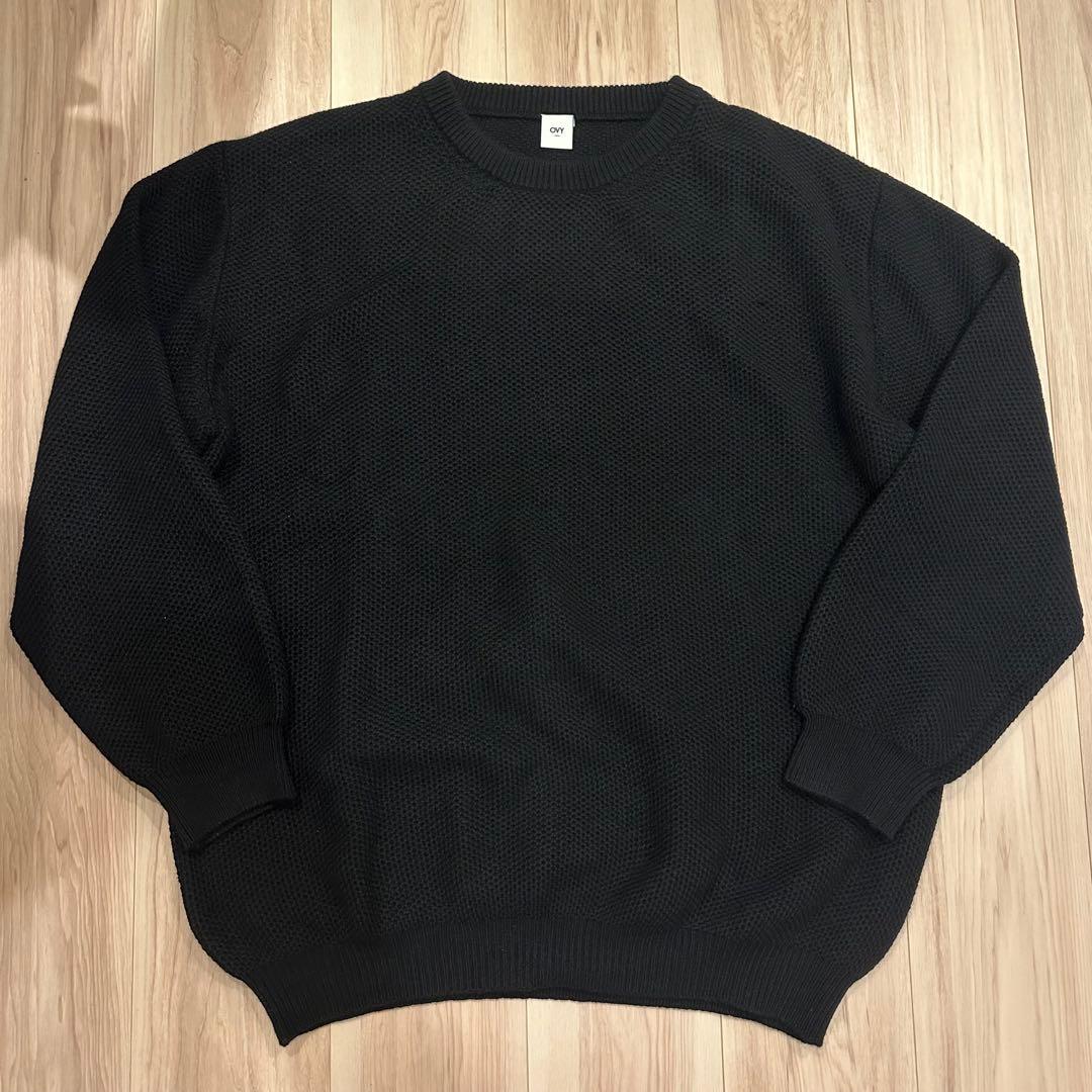 トップス OVY CASHMERE SEED STITCH CREW NECK KNIT