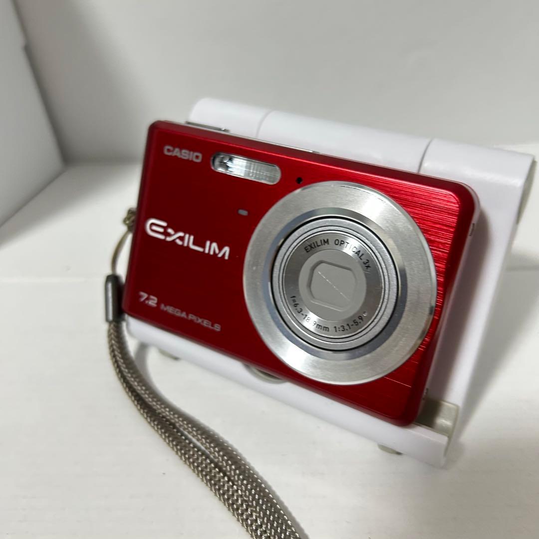 【美品】CASIO EXILIM EX-Z77 コンデジ レッド BT充電器