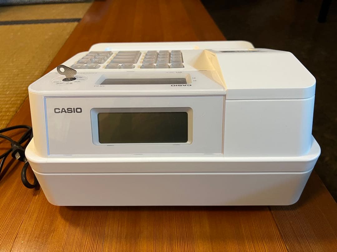 CASIO カシオ　SR-G3-WE レジスター　本体