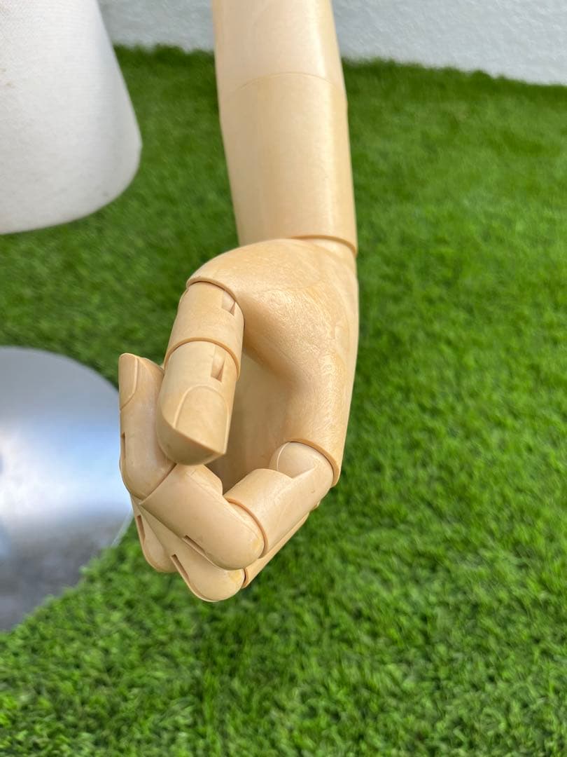 REBODY PE メンズトルソー Mサイズ 可動腕・指あり 高さ調整