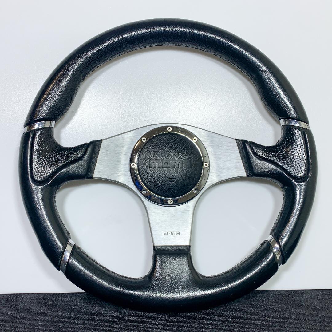 モモ ミレニアム M-15 ブラックレザー 希少 ホーンボタン・ネジ付