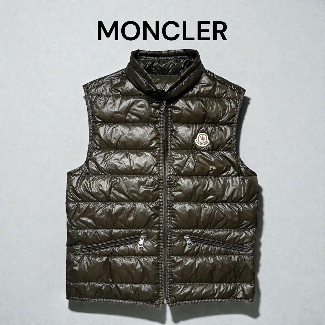 MONCLER GUI ダウンベスト ナイロン ライトダウン