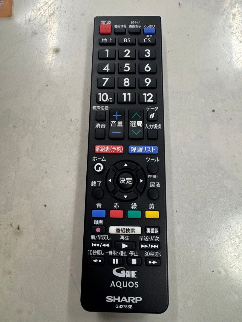 F034 SHARP 32型　液晶テレビ　2T-C32DE 2024年製