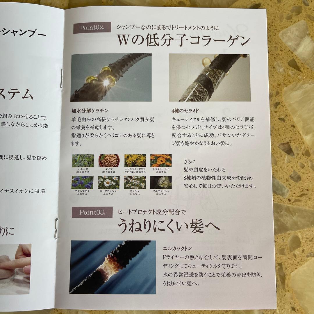 ナイブNa.be カラーシャンプー 白髪染め　チョコレートブラウン2本セット