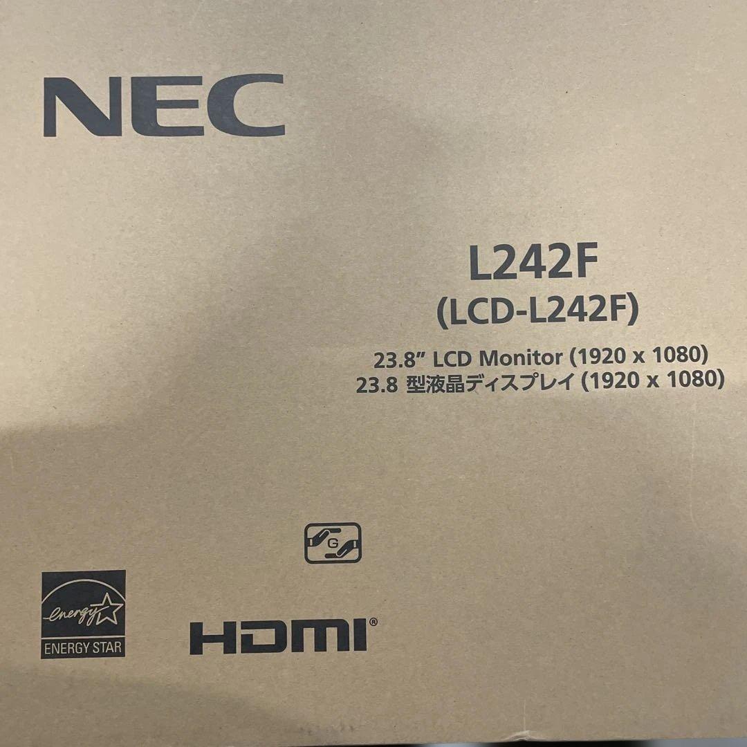 NEC 24型3辺狭額縁IPSワイド液晶ディスプレイ 黒色