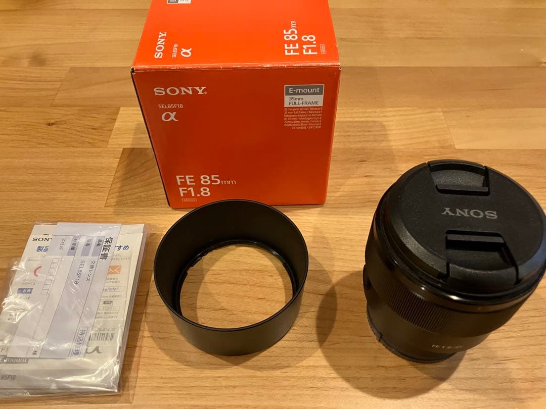【美品】SONY ソニー FE 85mm F1.8 EマウントSEL85F18