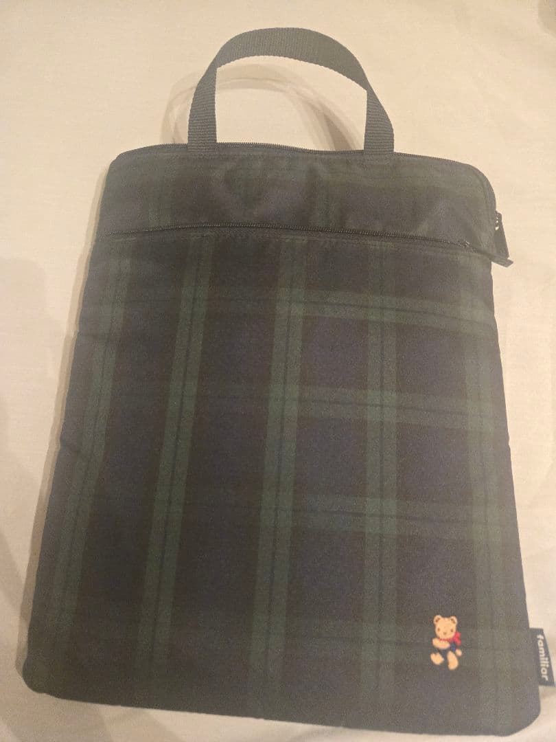 familiar チェック柄 ノートPCケース