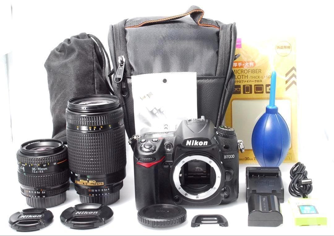 ✨高速連写✨Nikon D7000 ニコン✨ダブルレンズ✨かんたん操作の一眼レフ