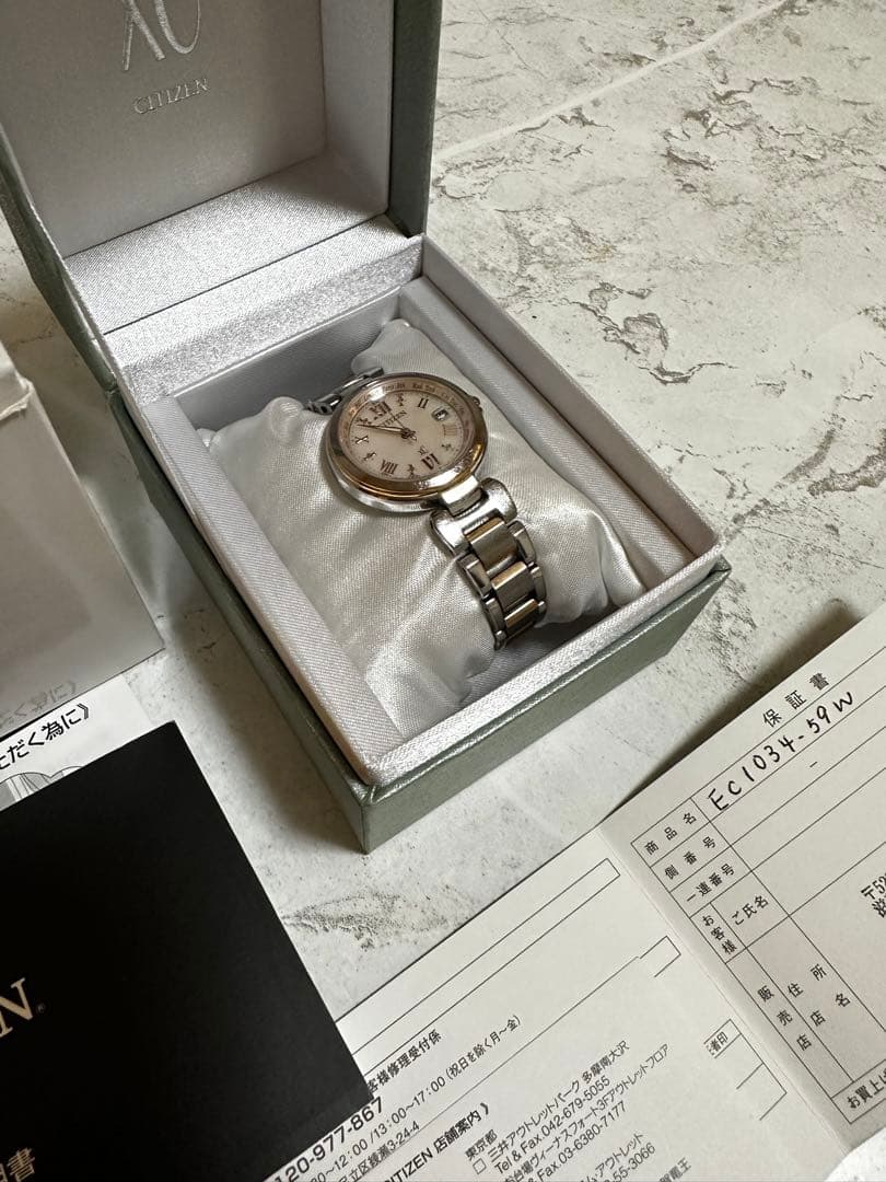 CITIZEN 腕時計 EC1034-59W XC