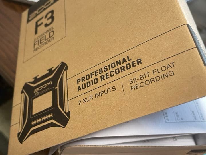 その他 ZOOM F3 field recorder