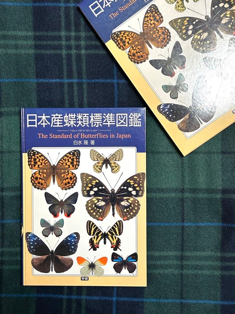 日本産蝶類標準図鑑　学研　カバー付き