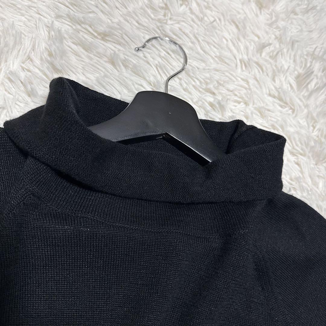 【24SS！】 極美品✨ マーガレットハウエル ウールリネンロールネックニット