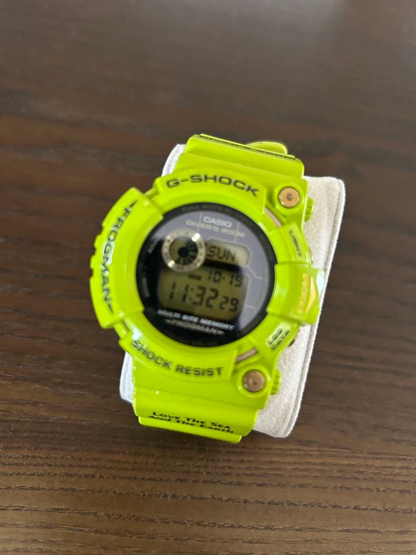 ニャンハナ G-SHOCK フロッグマン 腕時計 デジタル 雨蛙