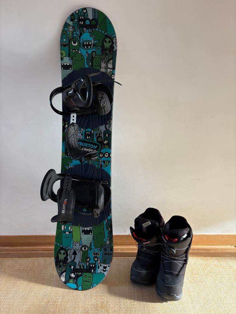 Burton スノーボードとボードブーツセット