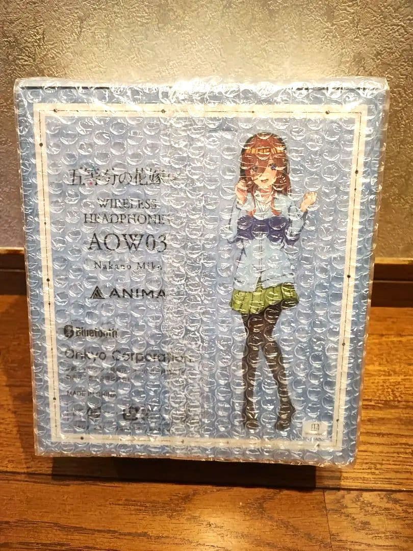 ワイヤレスヘッドホン ANIMA AOW03「五等分の花嫁∽」コラボ　三玖モデル
