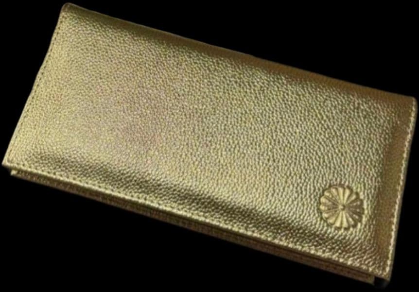 皇居財布　金色　長財布