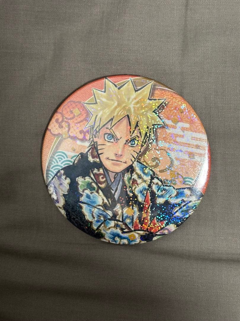 NARUTO-うずまきナルト 和服 缶バッジ レア